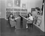 Reading in Sheppard Memorial Library